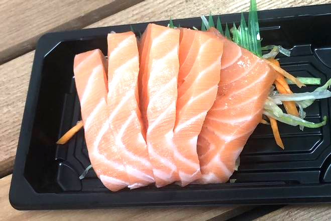 Sake sashimi 5 STUKS